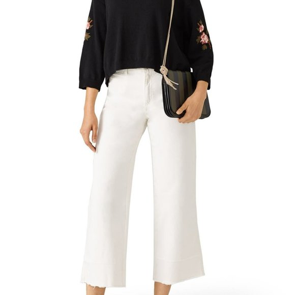 Red Valentino Eye and Flowers Embroidered Sweater - Picture 6 of 10